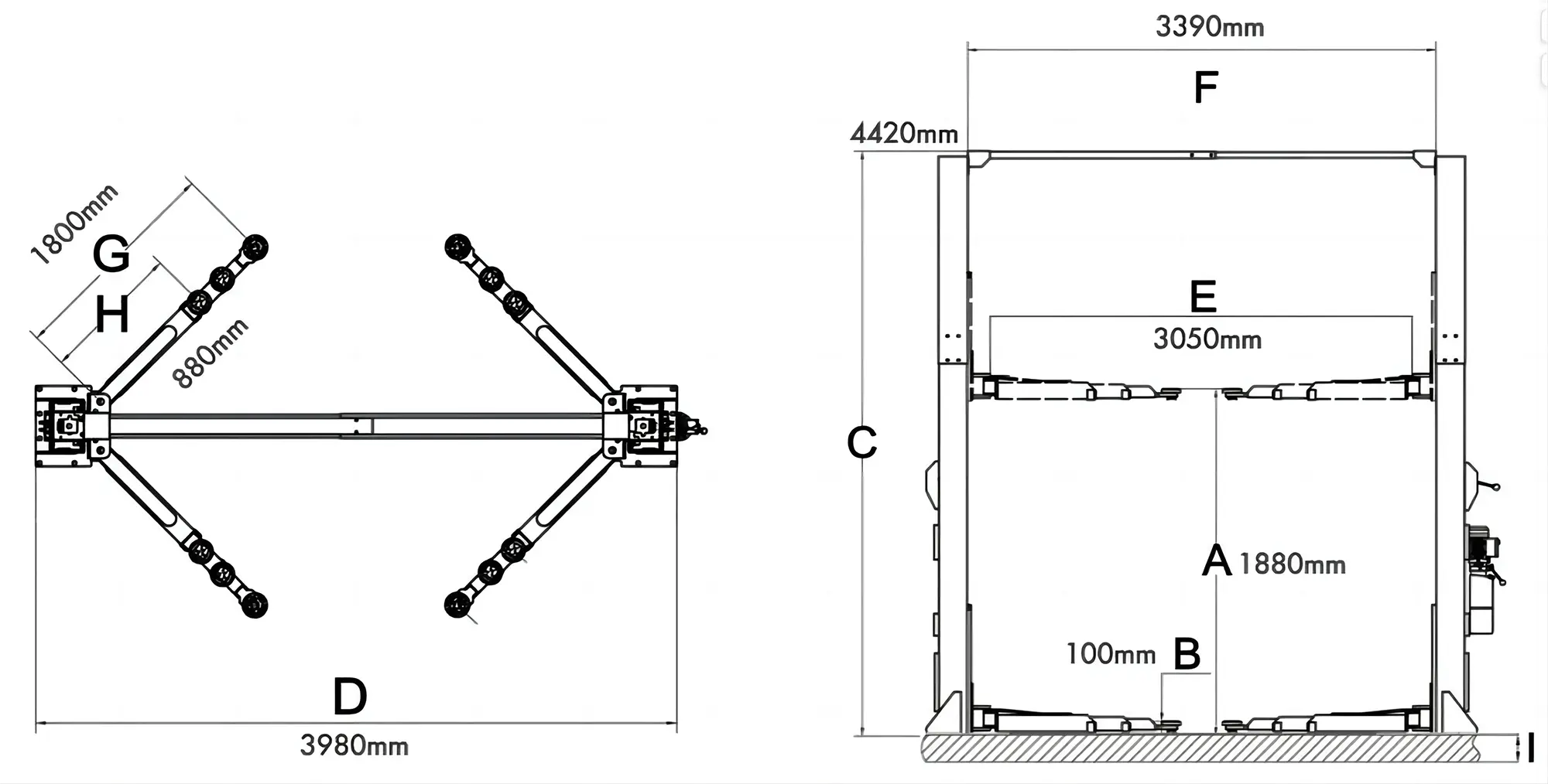 L-2C-55S  55E Overall Dimension