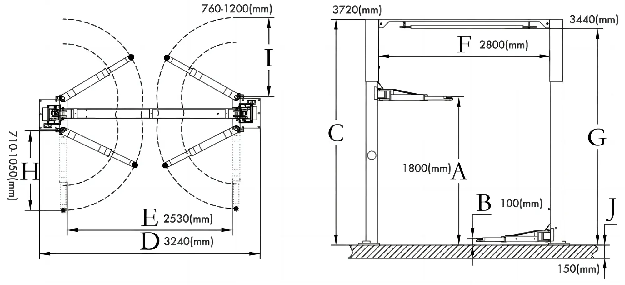 L-2C-40C  40S  40E Overall Dimension